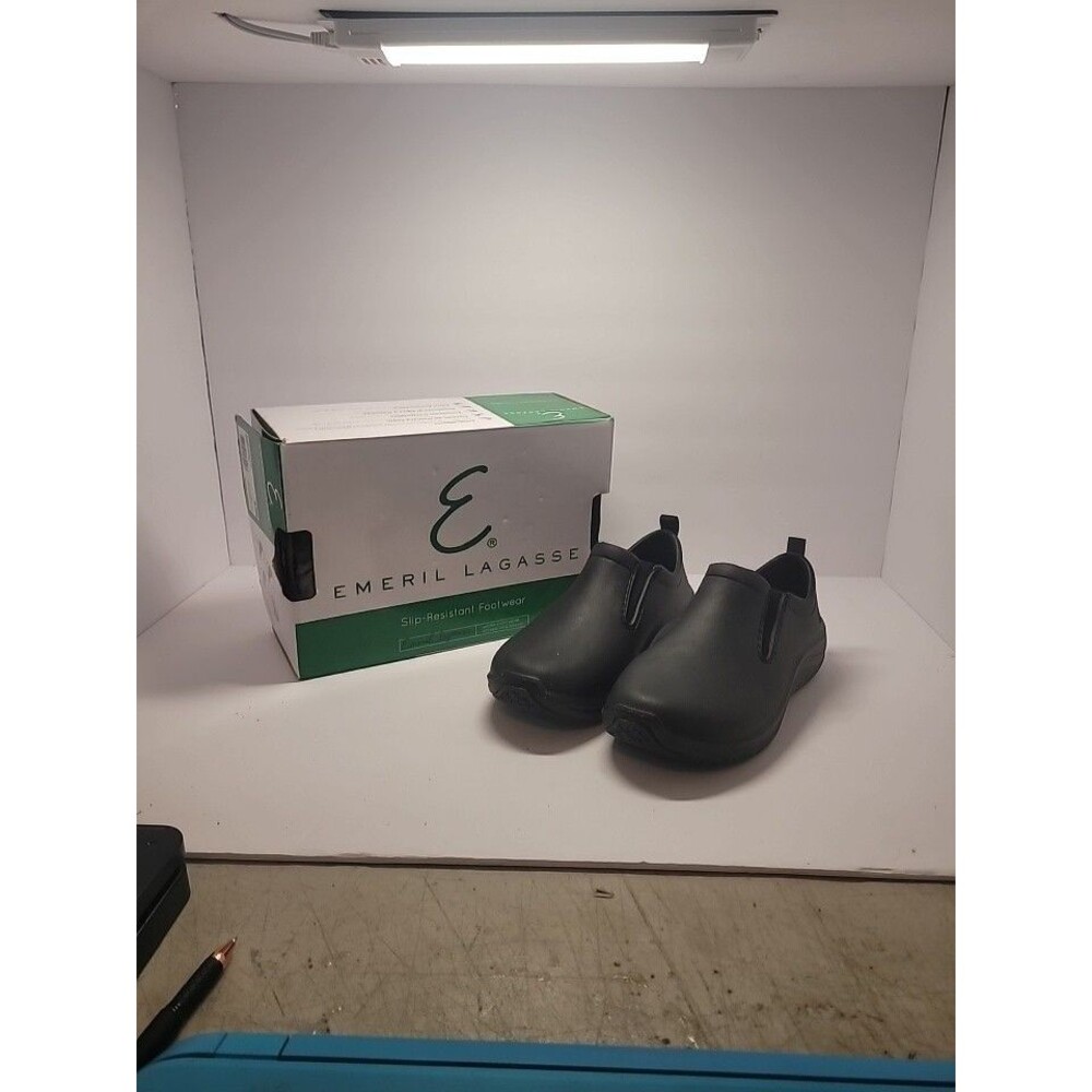 Emeril Lagasse Womens Cooper Pro Eva Slip Resistant Work Shoes Black Size 8 M